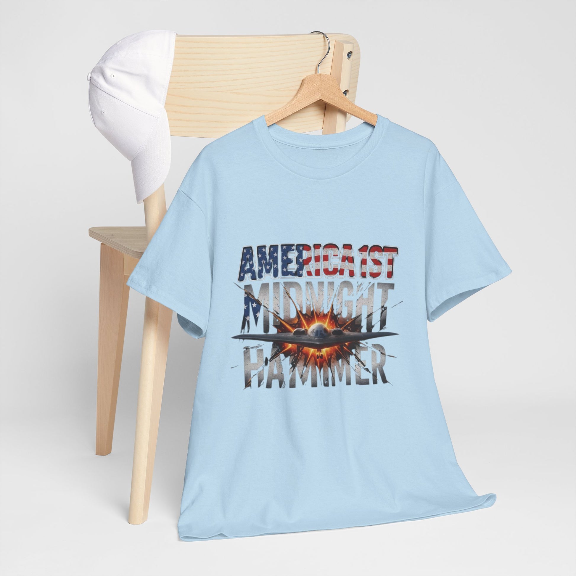 Men T-Shirt - America 1st Mindnight Hammer