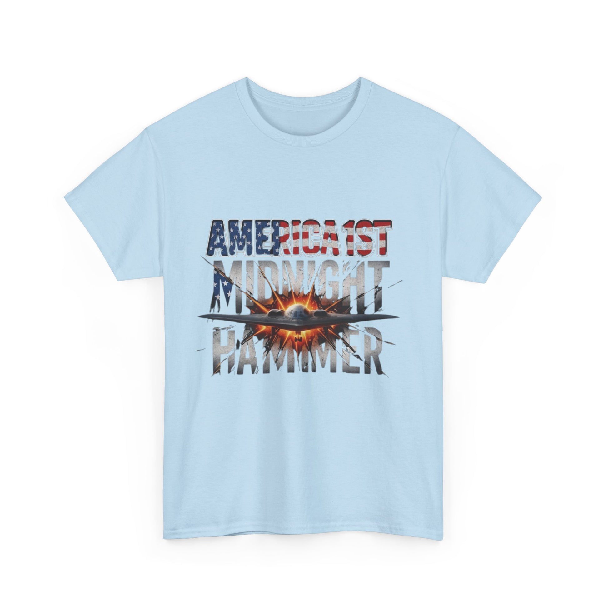 Men T-Shirt - America 1st Mindnight Hammer