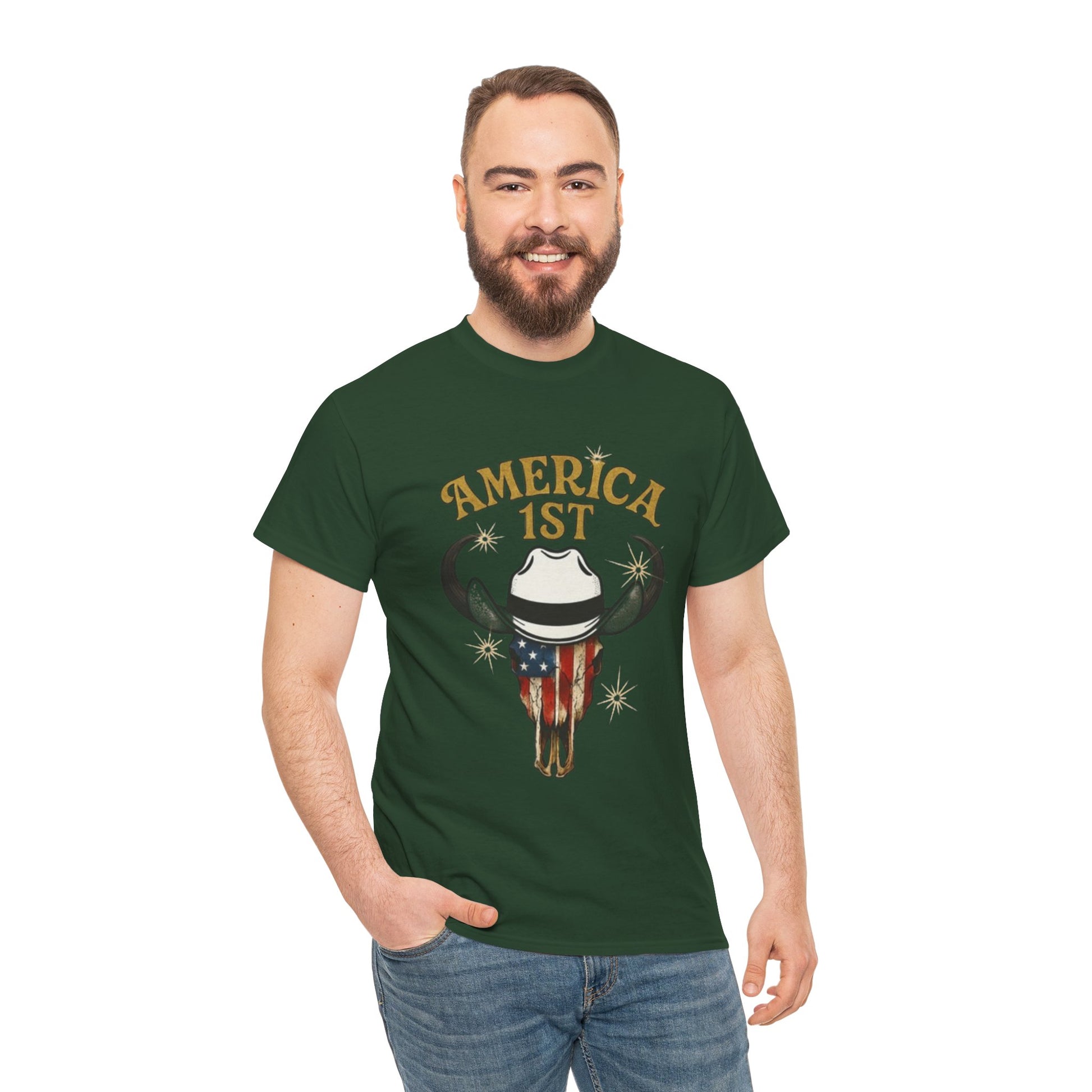 Men T-Shirt - America 1st