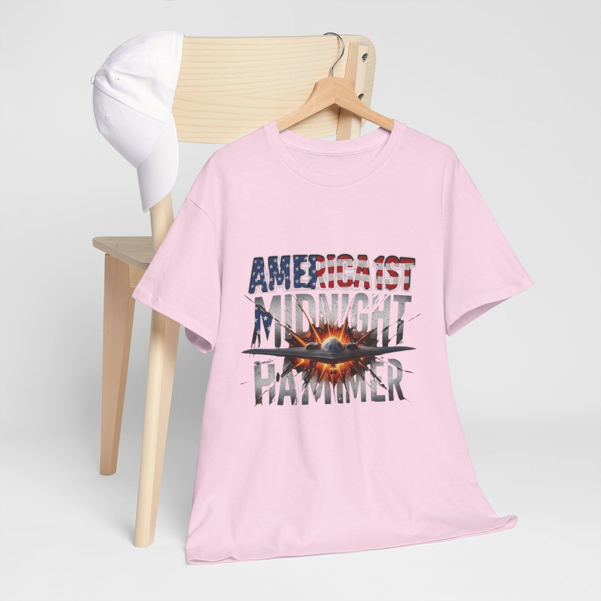 Men T-Shirt - America 1st Mindnight Hammer