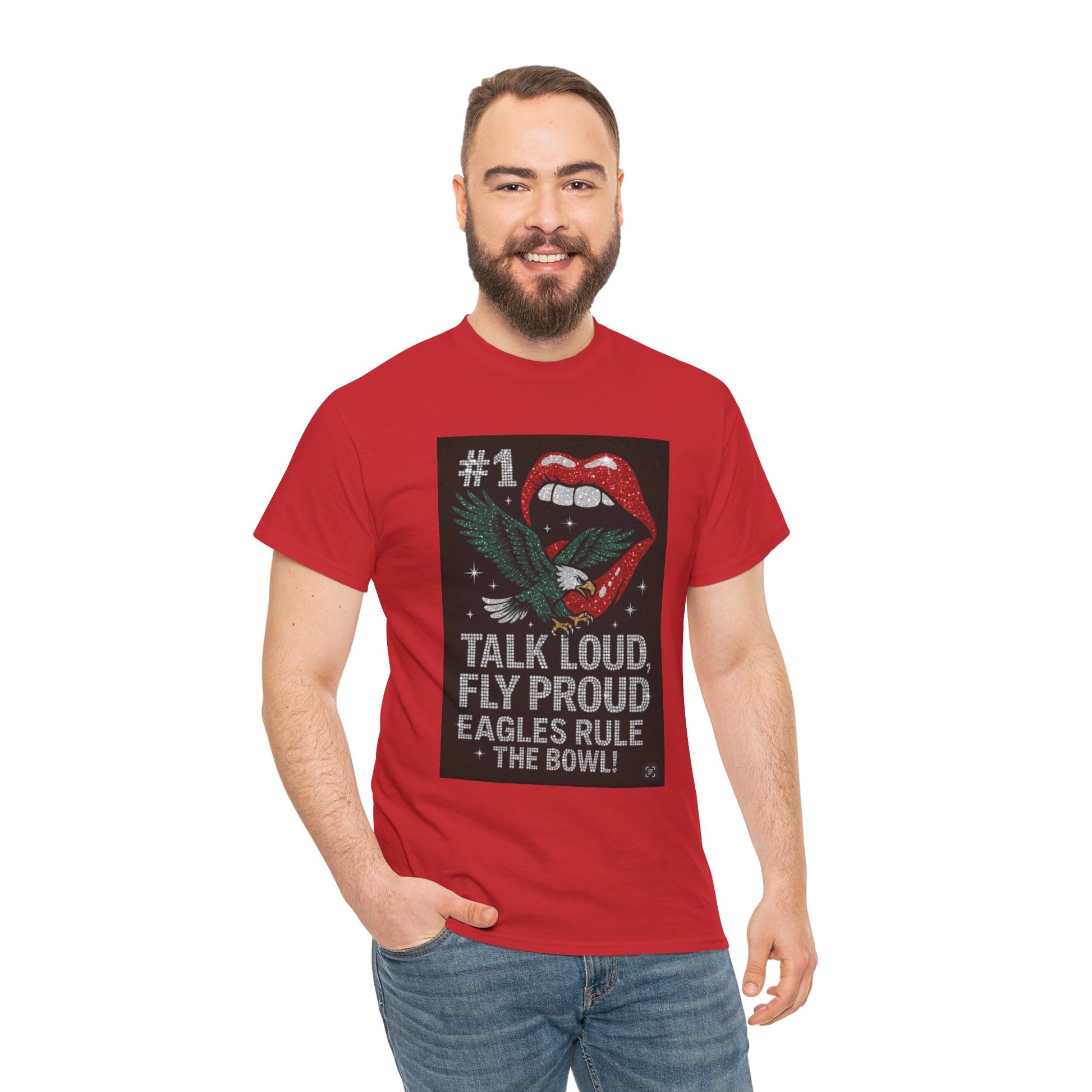 Men T-Shirt - Talk Loud Fly Proud