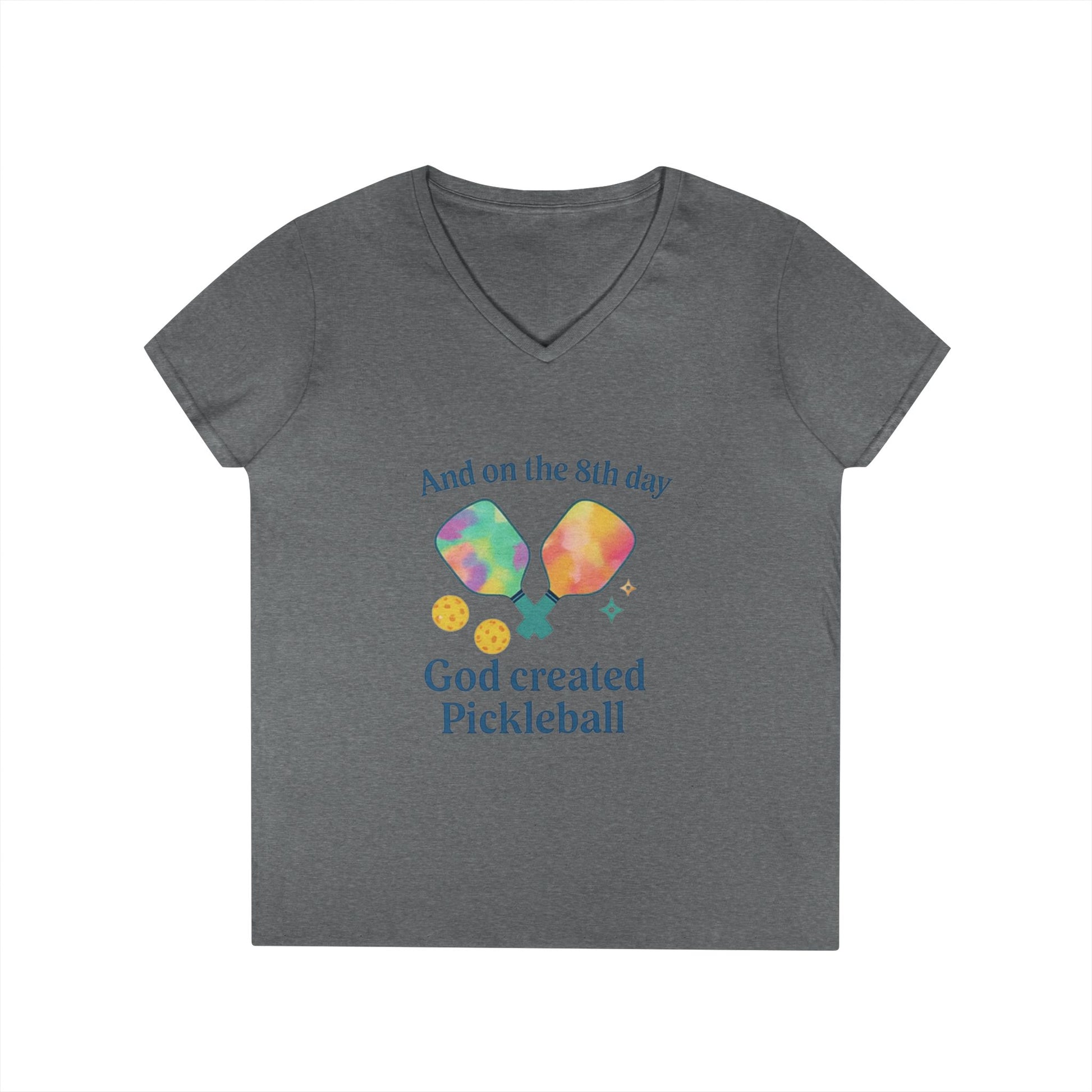 Women V-Neck T-Shirt - On the 8th Day
