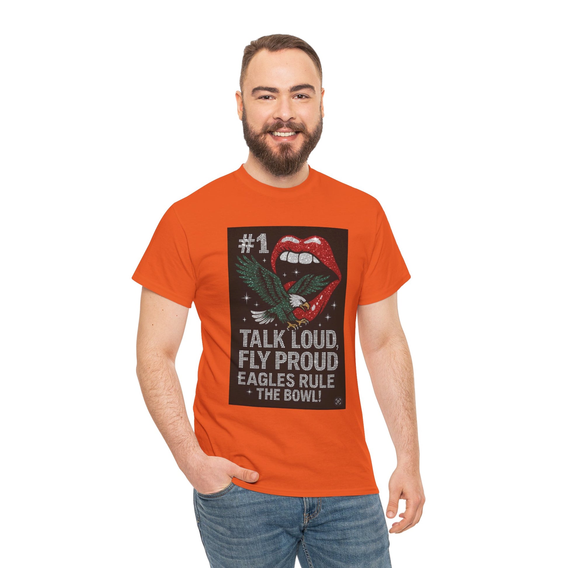 Men T-Shirt - Talk Loud Fly Proud