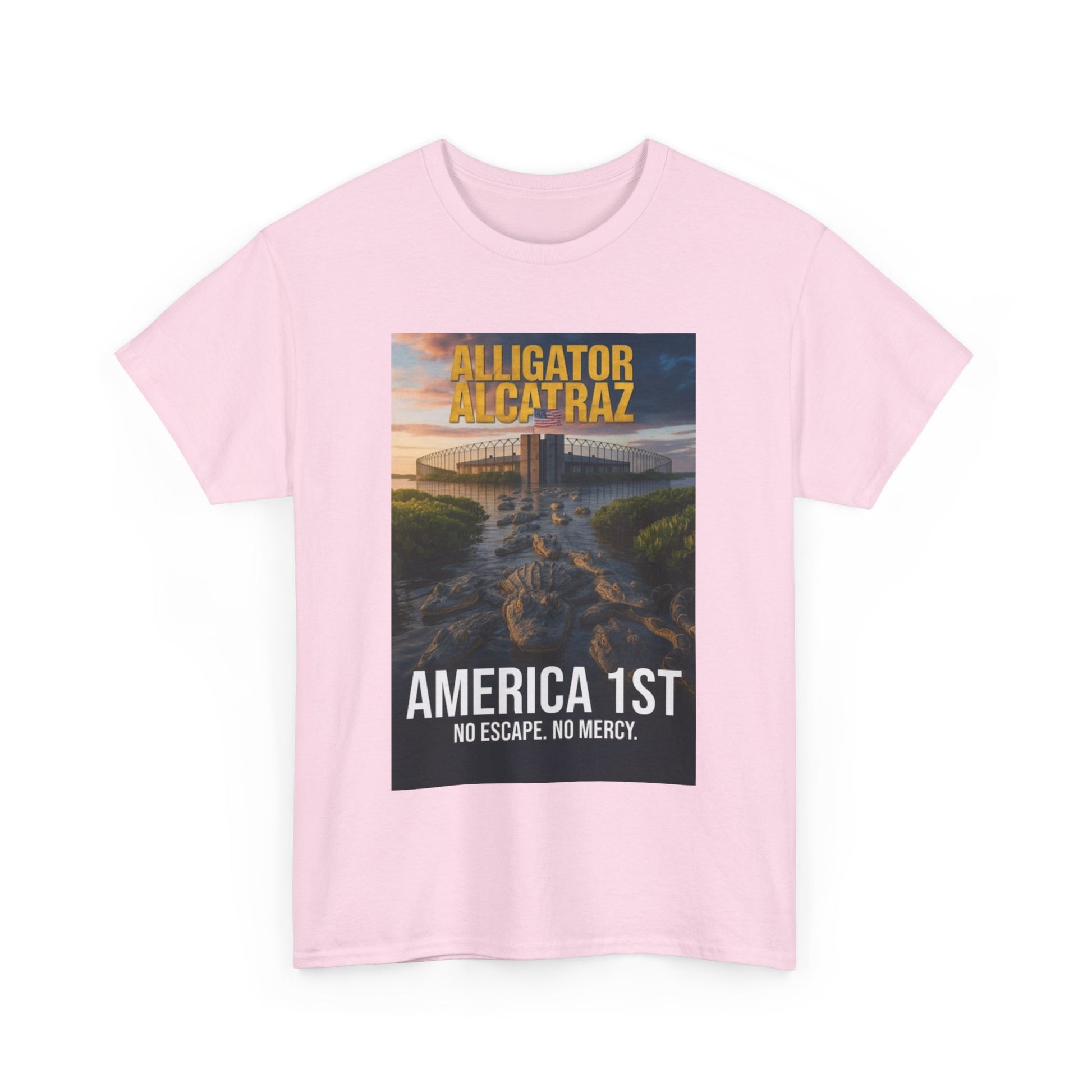 Men T-Shirt - America 1st no escape no mercy