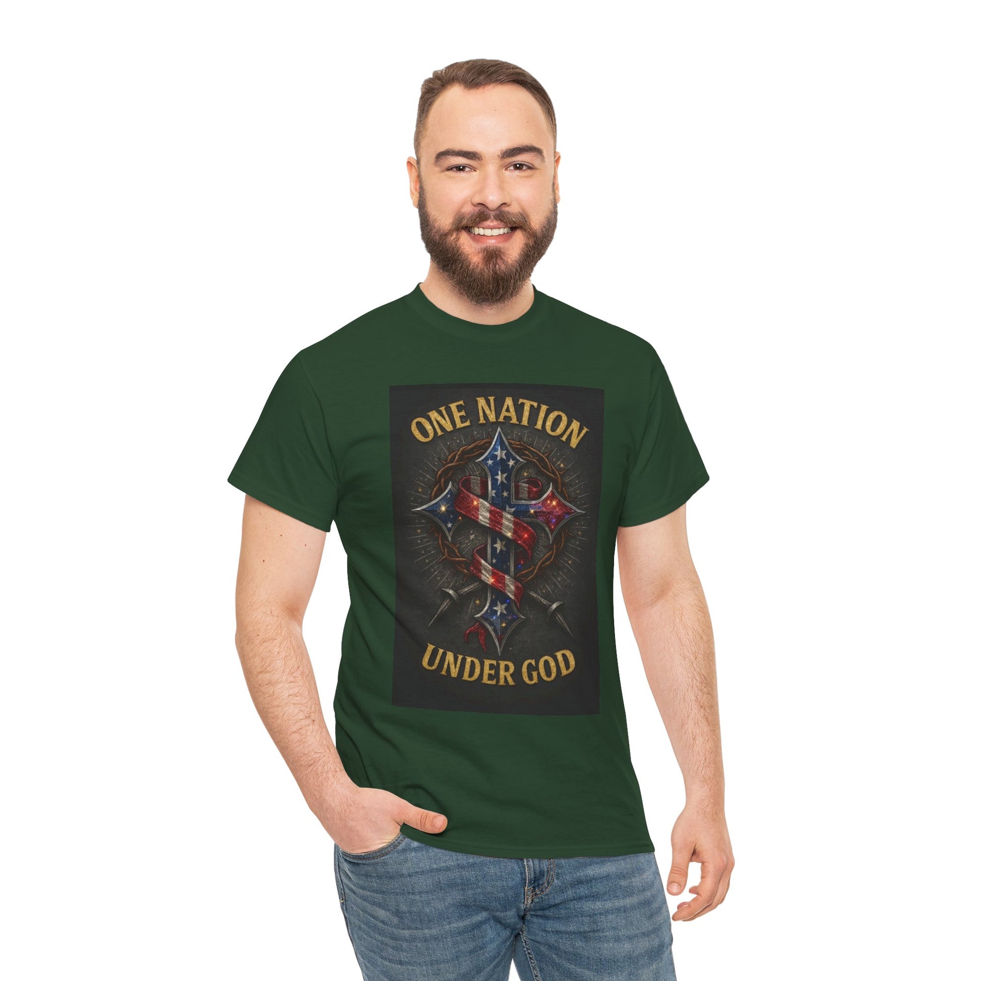 Men T-Shirt - One nation Under God