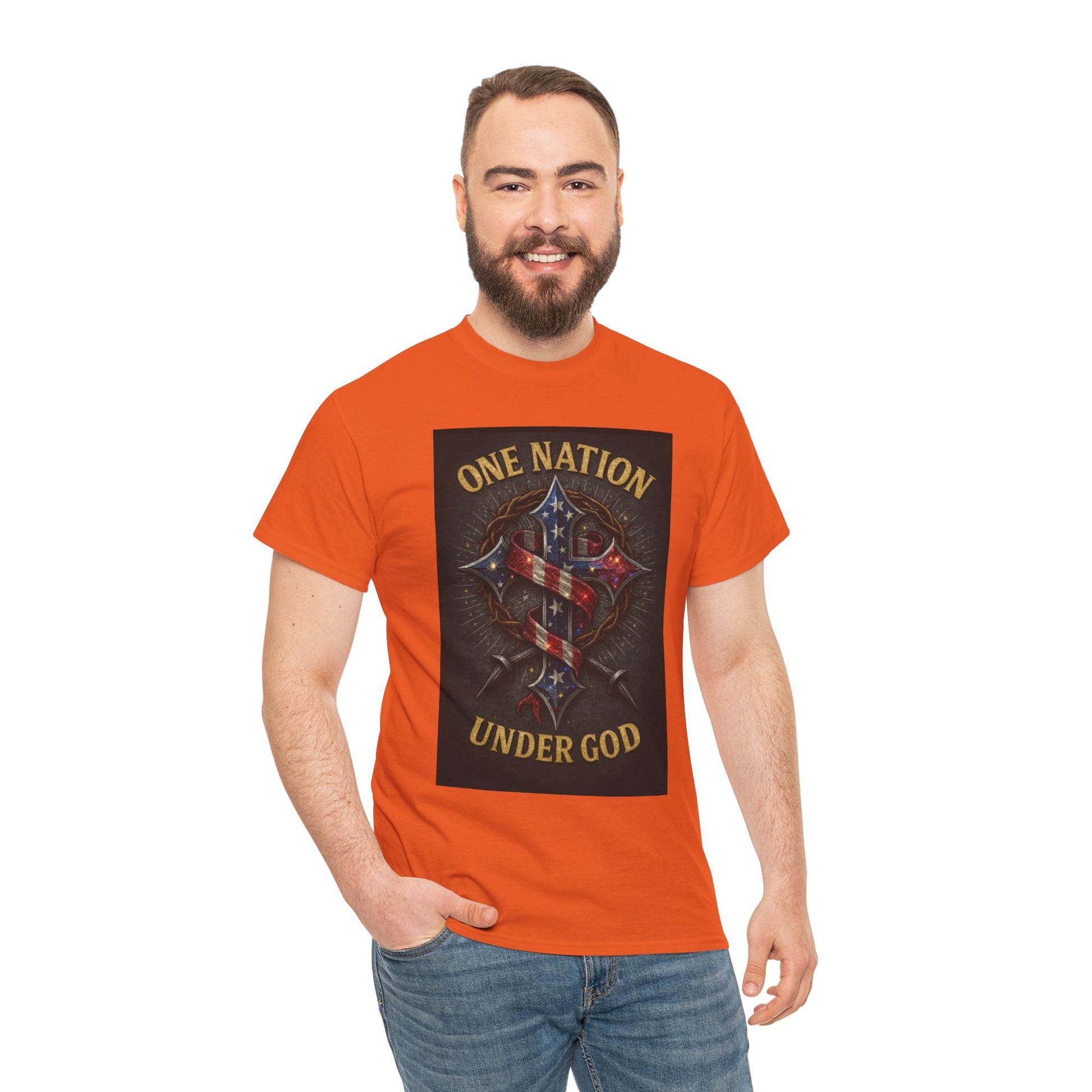 Men T-Shirt - One nation Under God