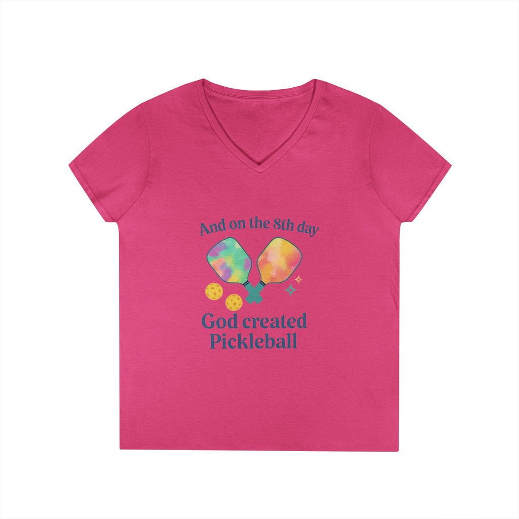 Women V-Neck T-Shirt - On the 8th Day