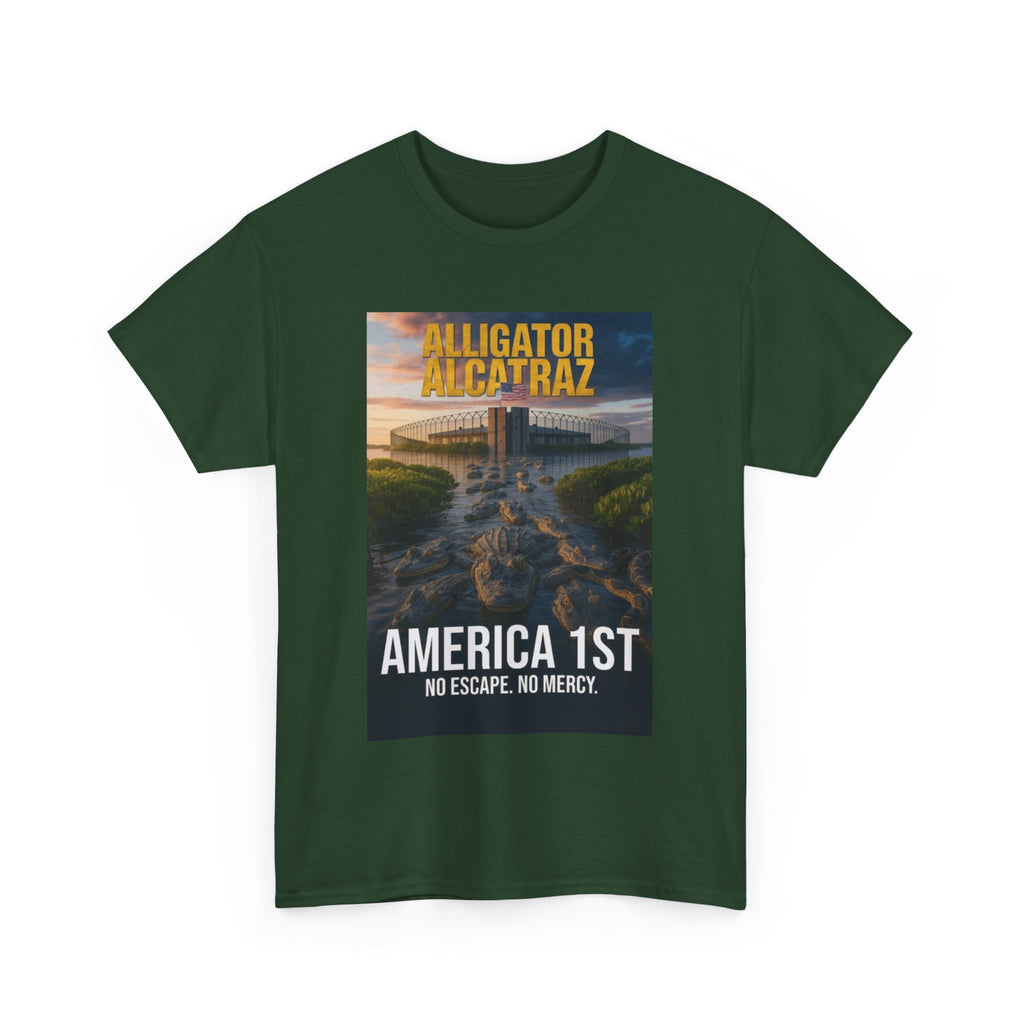 Men T-Shirt - America 1st no escape no mercy