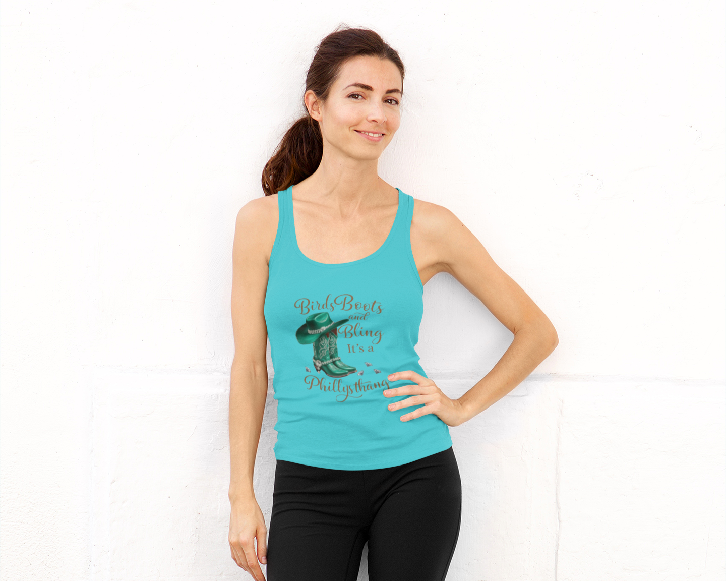 Women Tank Top - Birds Boots