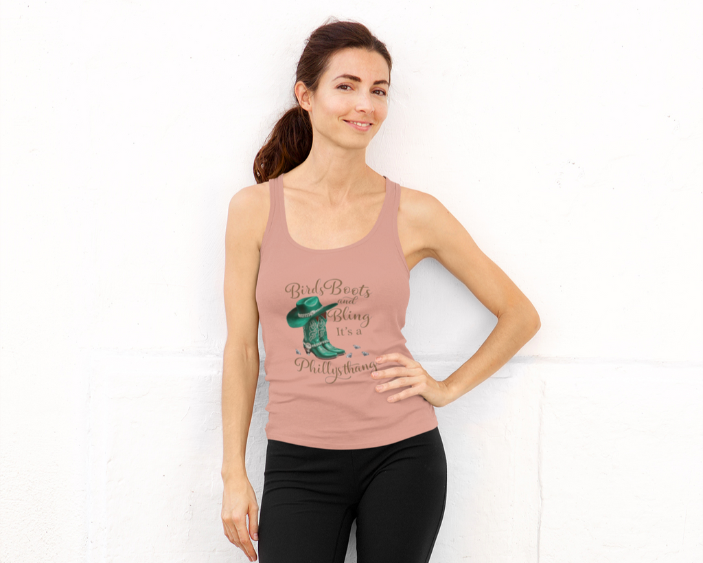Women Tank Top - Birds Boots