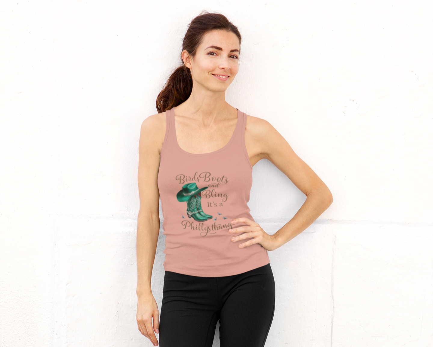 Women Tank Top - Birds Boots