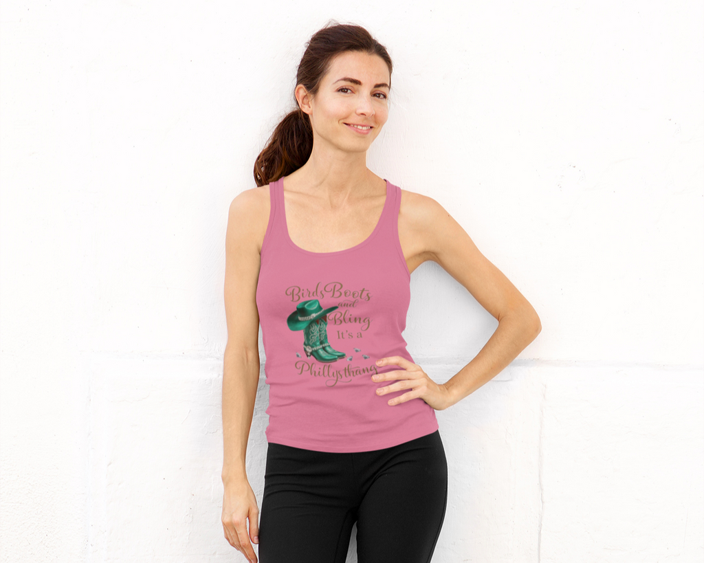 Women Tank Top - Birds Boots