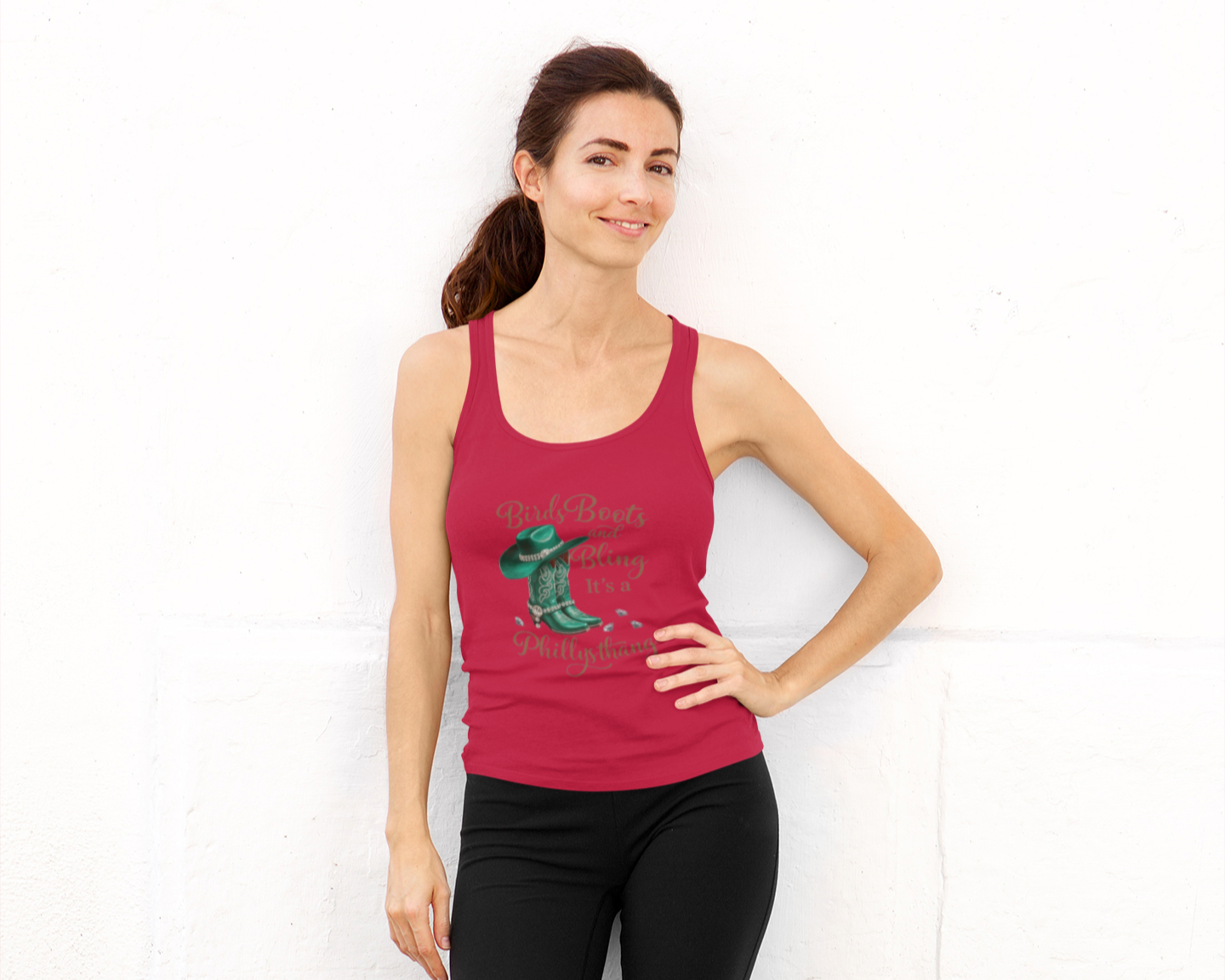 Women Tank Top - Birds Boots