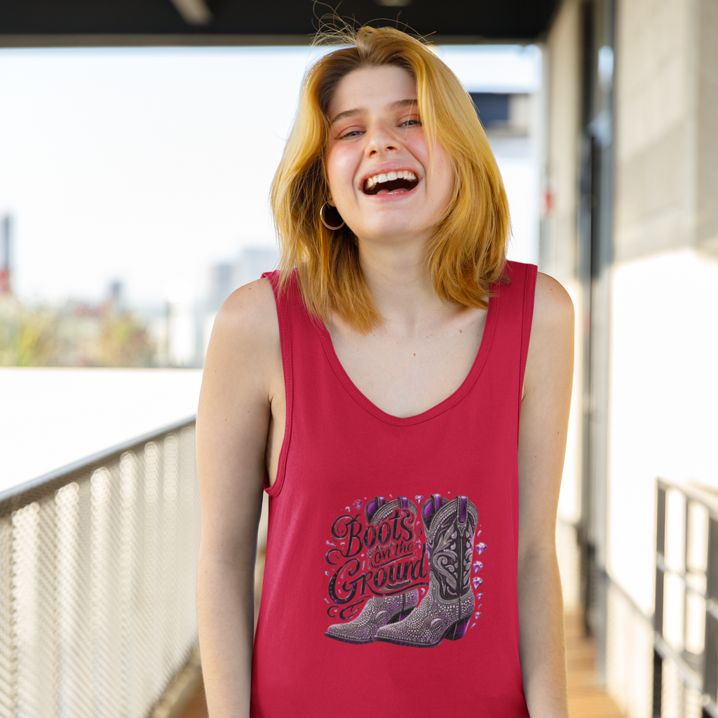 Women Tank Top - Boots On The Ground