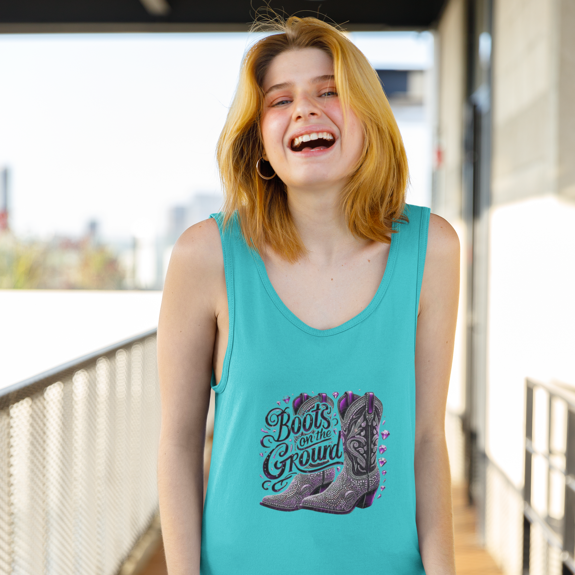 Women Tank Top - Boots On The Ground