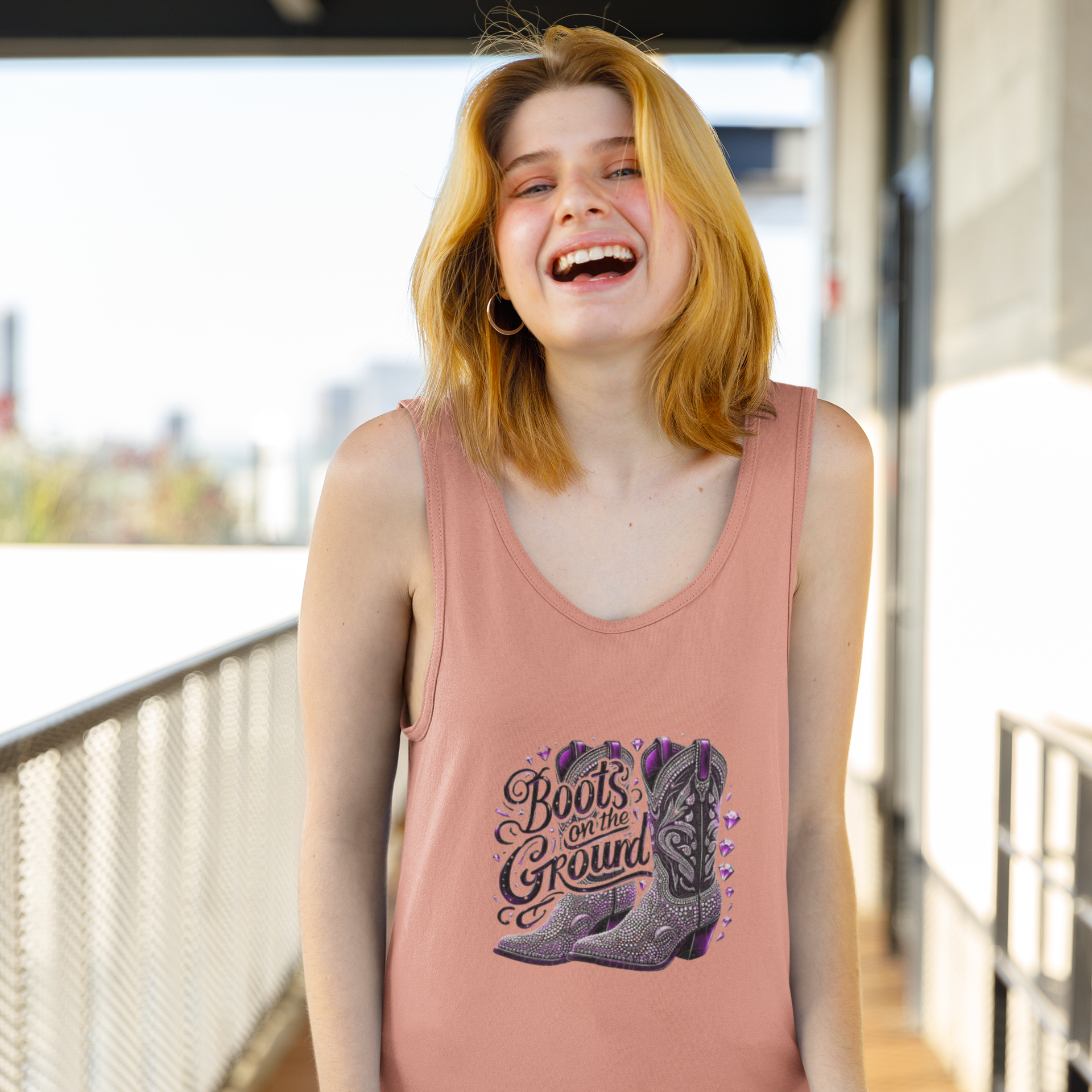 Women Tank Top - Boots On The Ground