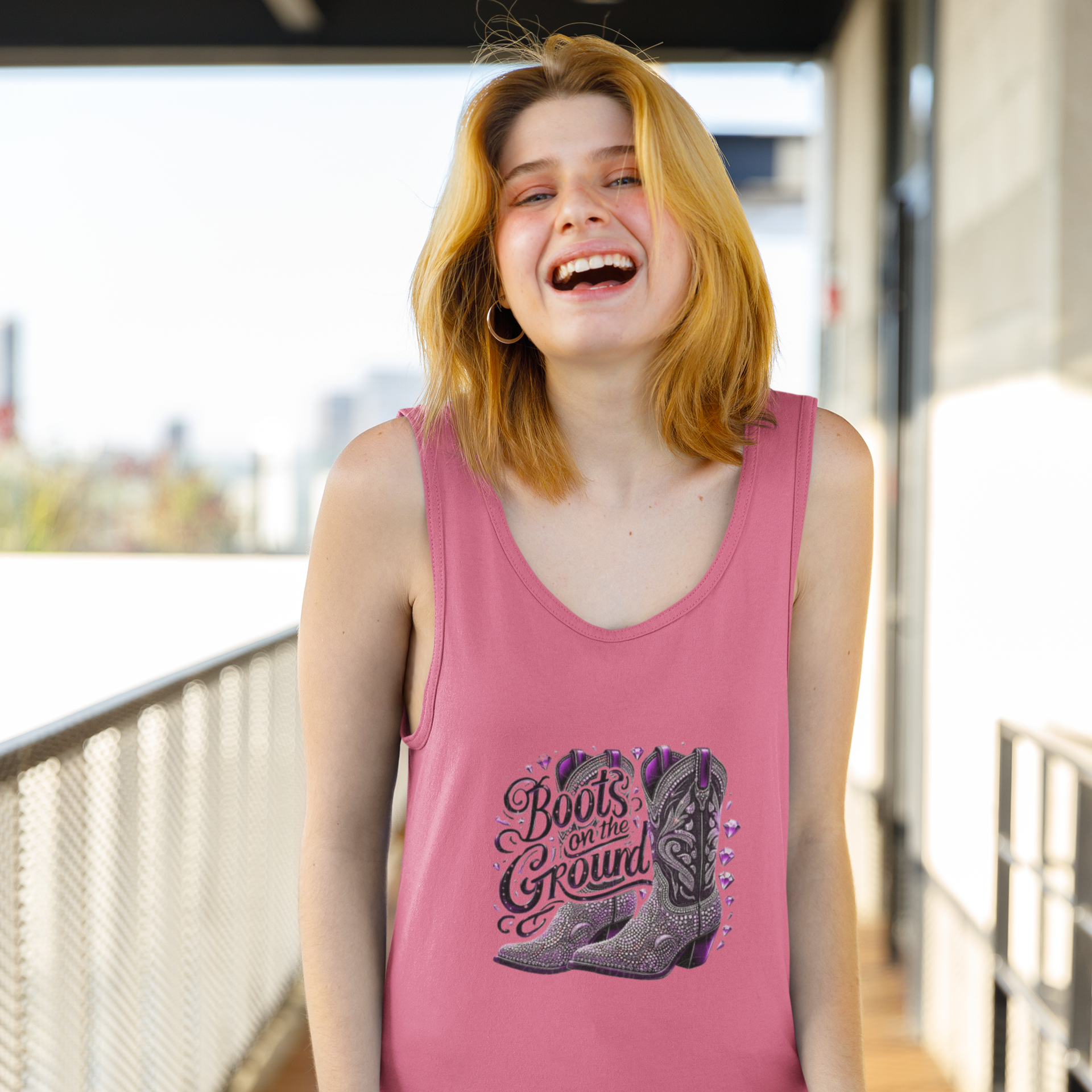Women Tank Top - Boots On The Ground