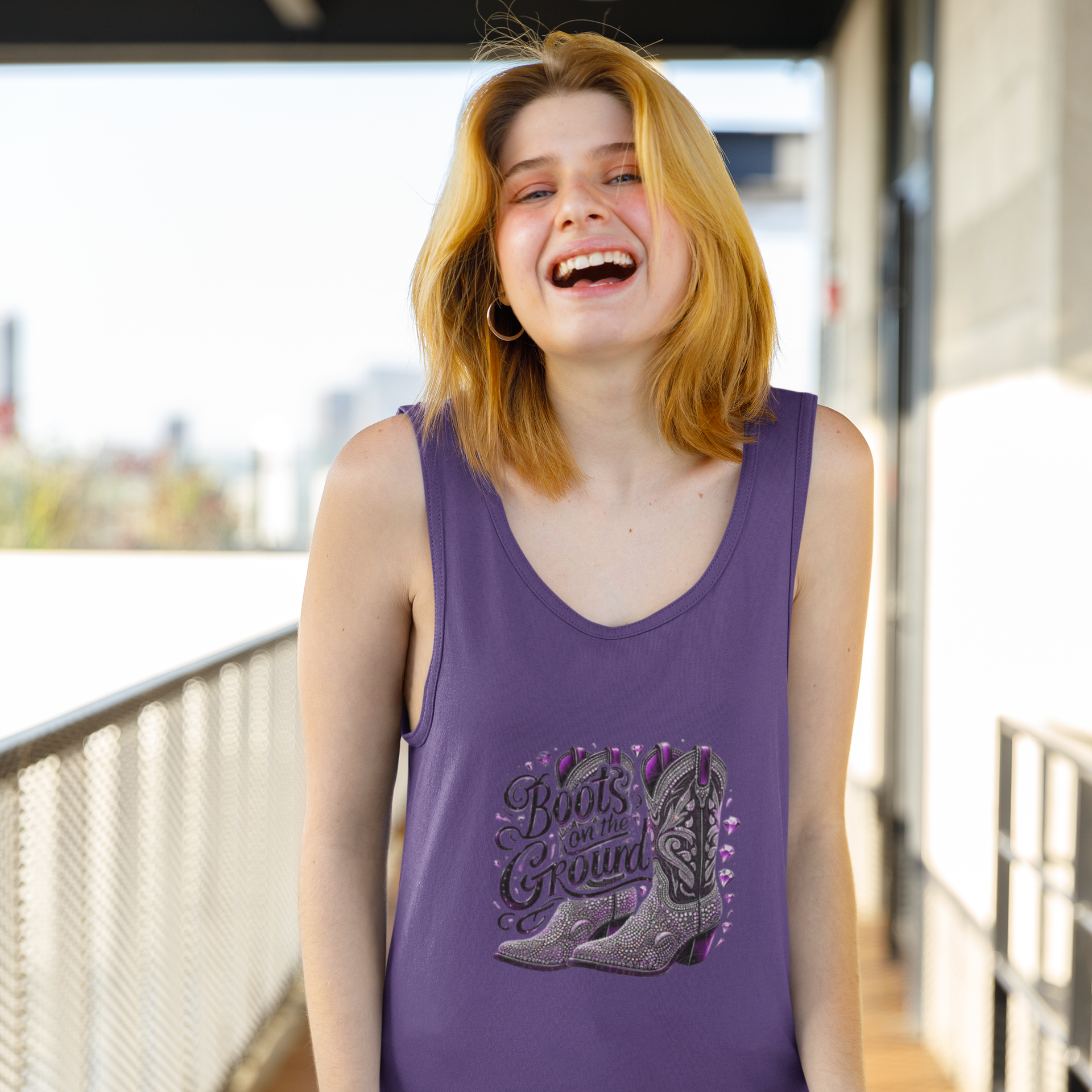 Women Tank Top - Boots On The Ground