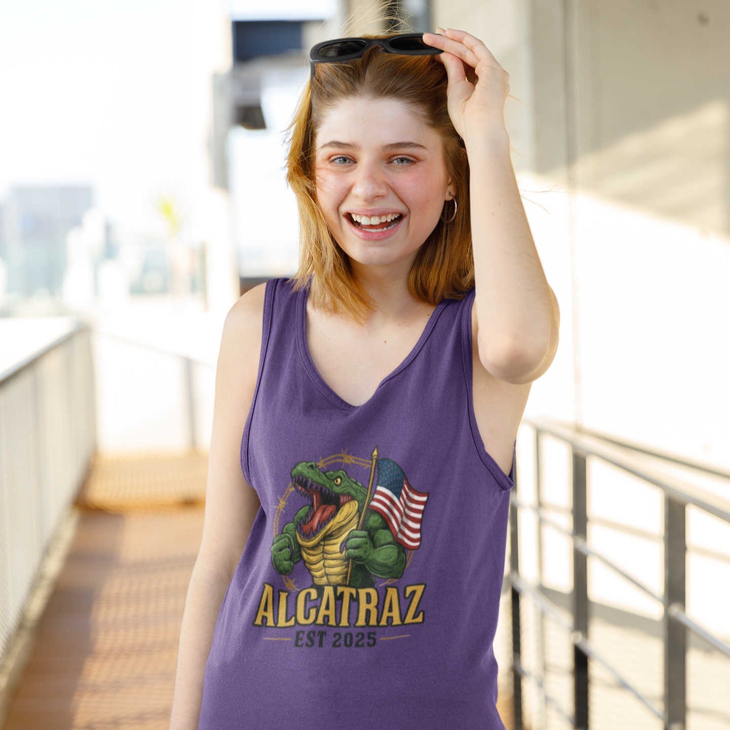 Women Tank Top - Alcatraz EST 2025