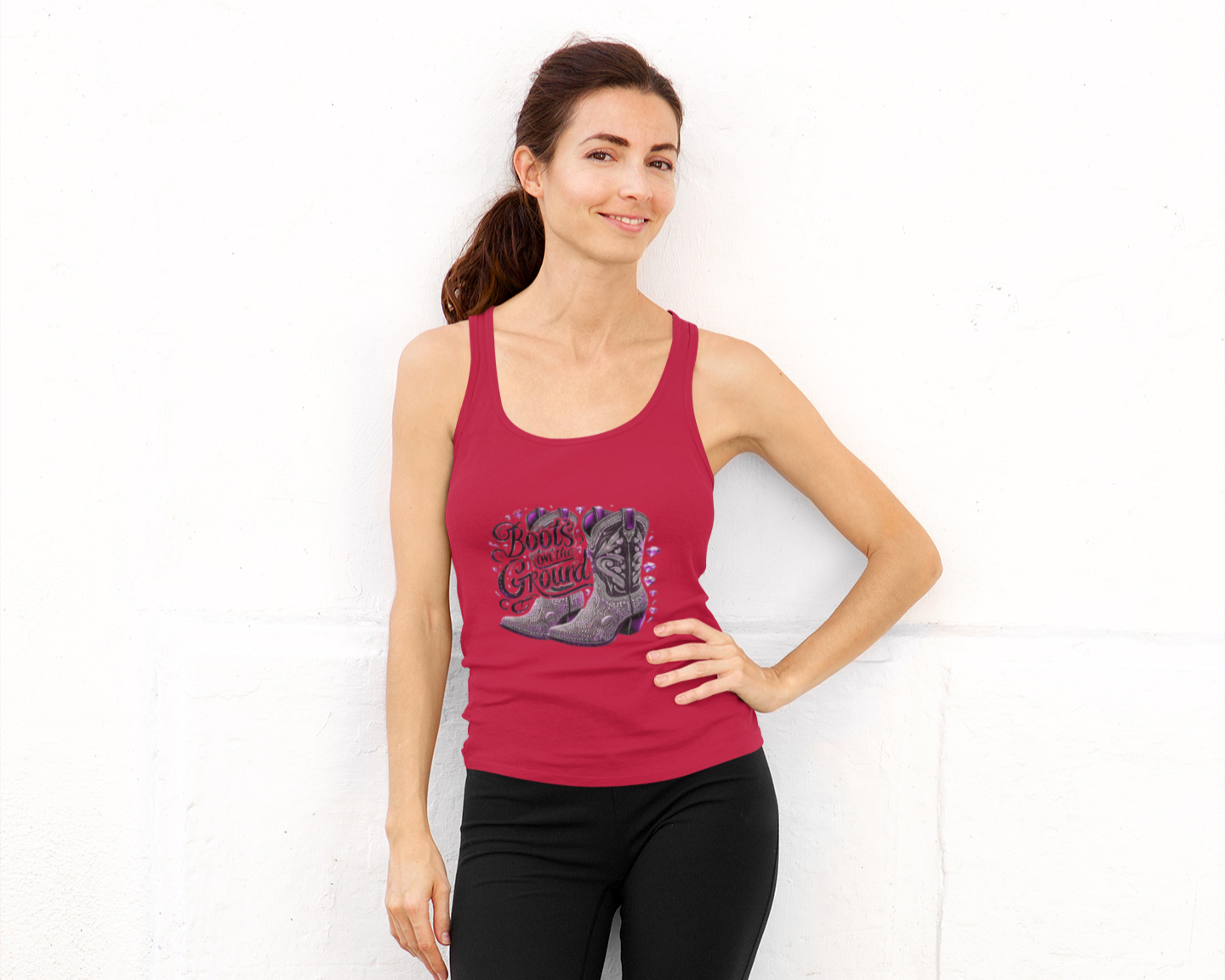 Women Tank Top - Boots On The Ground